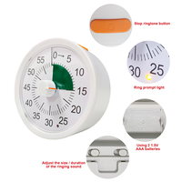 Produktivitäts-Klassenraum-Studien-Timer für Kinder Küche Kochen Timer zum Kochen Pomodoro Visueller Timer
