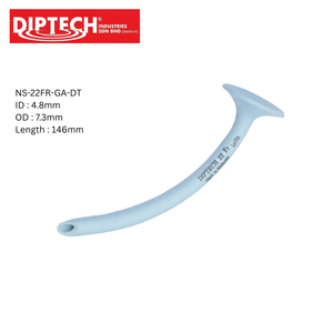 ท่อช่วยหายใจแบบนุ่มชนิดลาเท็กซ์ยืดหยุ่น Robertazzi Design Nasopharyngeal Airway ขนาด 22FR อุปกรณ์ทางการแพทย์แบบเรียบ ผลิตตามแบบ OEM ขายส่ง - Product Image 1