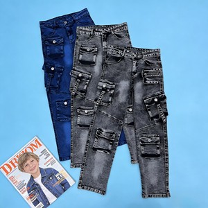 Jeans in Denim per Ragazzi YQ326 Taglia 20-30 di Alta Qualità Stile Europeo - Fornitura all'Ingrosso <span class=keywords><strong>Pantaloni</strong></span> Elasticizzati per Bambini per il Mercato USA - Product Image 2