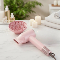 Sèche-cheveux ionique électrique personnalisable avec diffuseur, haute puissance, pour salon et hôtel, air chaud et froid