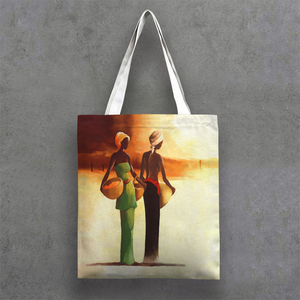 Bolsa <span class=keywords><strong>de</strong></span> compras <span class=keywords><strong>de</strong></span> lona con diseño <span class=keywords><strong>de</strong></span> patrón <span class=keywords><strong>de</strong></span> dibujos animados <span class=keywords><strong>de</strong></span> pintura <span class=keywords><strong>de</strong></span> <span class=keywords><strong>vida</strong></span> <span class=keywords><strong>de</strong></span> Mujer Africana - Product Image 5