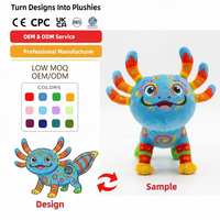 Jouets en peluche personnalisés, poupée en peluche moelleuse, fille en salopette avec lunettes, échantillon de marchandises pour animalerie, jouets en peluche sur mesure, faible MOQ