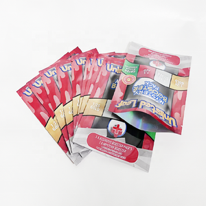 <span class=keywords><strong>Sachet</strong></span> d'échantillon cosmétique au fini mat Sac de pochette en feuille de plastique d'emballage plat scellé à 3 côtés Petit sac de paquet de soins de la peau avec impression - Product Image 3