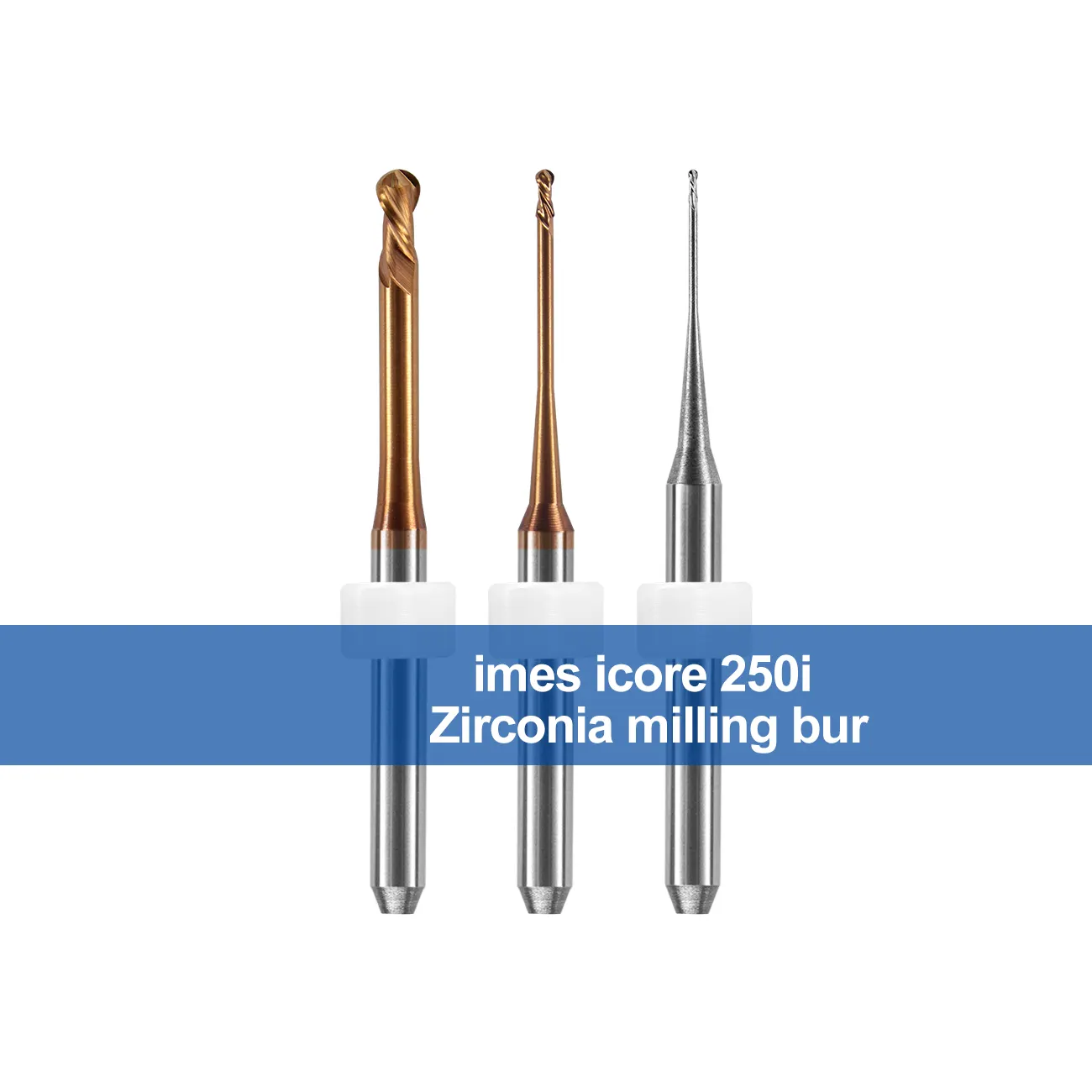 Brocas para fresadora de laboratório dentário dof cadcam, bloco de zircônia pmma, cera crn dlc revestida, para venda a seco, broca de freio imes 250