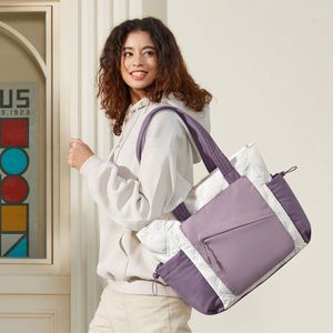 Multifunctional Shopping <b>Bag</b> Water Resistance Quilted Puffer Tote Handbag s - Product Image 6