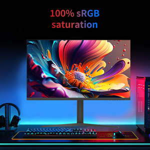 Promotion Moniteur de jeu pas cher avec écran LCD sans bordure de 24/34/49 pouces, résolution 1920*1080 FHD, support fixe, éclairage - Product Image 4