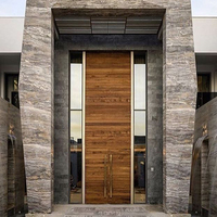 Serrure intelligente Landsharp, dernière génération, empreinte digitale, porte d'entrée en bois massif, porte latérale, porte d'entrée en bois