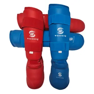 Hot Selling Karate Shin Protector Leg Pads Foot Protector Karate Shin Instep Guard