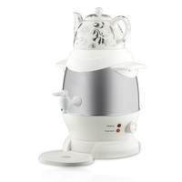 Samovar électrique populaire de 6 litres, théière élégante turque russe en acier inoxydable