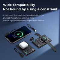 Batterie externe magnétique 5000 mAh 10000 mAh, chargeur portable sans fil pour iPhone