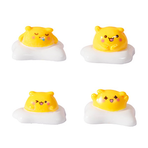 Dp Yellow <b>Egg</b> Animal Figurines Resin Mini Decor Desktop Ornament - Product Image 5