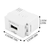 Adaptateur secteur USB 128 types 5V 2.1A, panneau de charge USB, chargeur d'appareil électronique, module d'alimentation USB, adaptateur de conversion de prise 220V