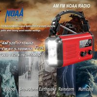 Station météo intelligente Radio 5000mAh Banque d'alimentation mobile haute capacité Appareil multimédia portable longue durée