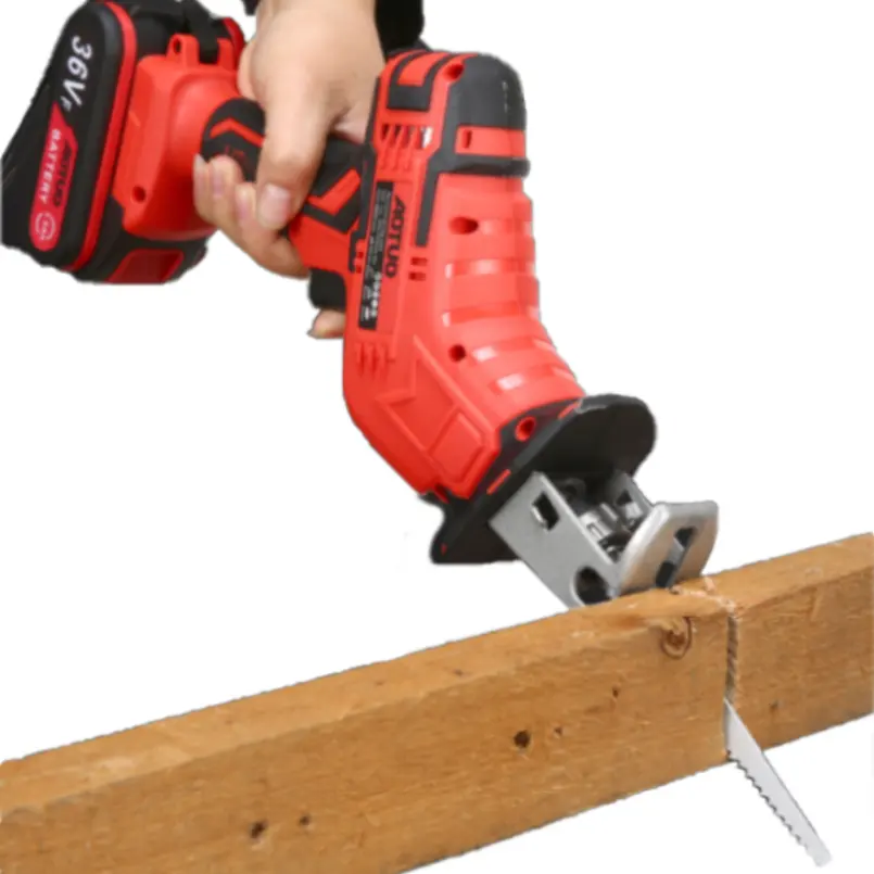 21V 1.5Ah Lithiumbattery Cordless Reciprocating Saw With 2 Batteries 1 Charger For Metal Wood Plastic Bone