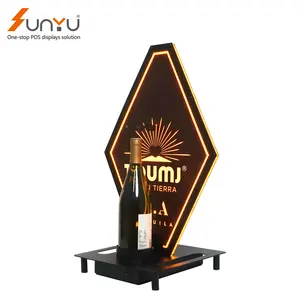 Sunyu Custom High Quality Metal Wine Bottle Display Stand