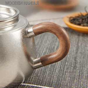 Bollitore per tè Chai di alta qualità per la preparazione sul fornello con filtro a rete fine, beccuccio antigoccia e comoda impugnatura resistente al calore - Product Image 2