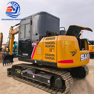 Oferta Especial: Miniexcavadora Hidráulica Usada SANY SY75C de 7.5 Toneladas, Excavadora Pequeña Sany SY75 con Certificación CE para Mercados Internacionales - Product Image 1