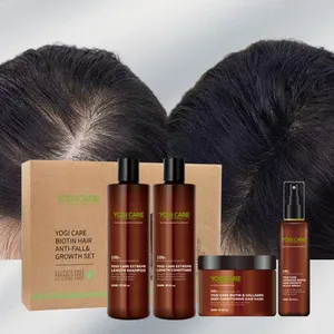 Supplier Private Label Nourishing Anti-Fall Hair Growth Set Hair Biotin Hair Regrowth Set