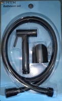 Ensemble de pulvérisateur de bidet à pression manuelle Shattaf, pulvérisateur de bidet WC en acier inoxydable SUS304, ensembles de bidet pour bébé, pulvérisateur pour couches en tissu