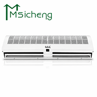 Cortina de Aire de 60' 220v con Interruptor, Control Remoto, Sensor Magnético para Puerta, Cortina de Aire Eléctrica de Pared