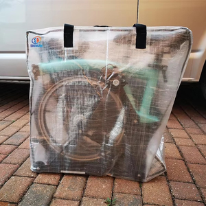 Sac de transport transparent transparent de grande capacité <span class=keywords><strong>pour</strong></span> vélo électrique <span class=keywords><strong>housse</strong></span> de transport <span class=keywords><strong>avion</strong></span> de voyage - Product Image 1