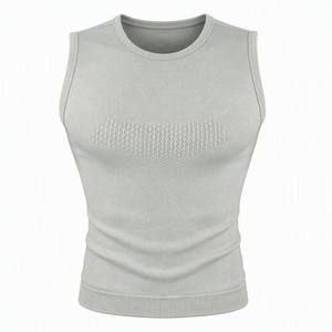 Débardeur de sport en <span class=keywords><strong>coton</strong></span> pour <span class=keywords><strong>homme</strong></span>, idéal pour la musculation et l'entraînement, <span class=keywords><strong>sans</strong></span> manches, style string, en promotion - Product Image 4
