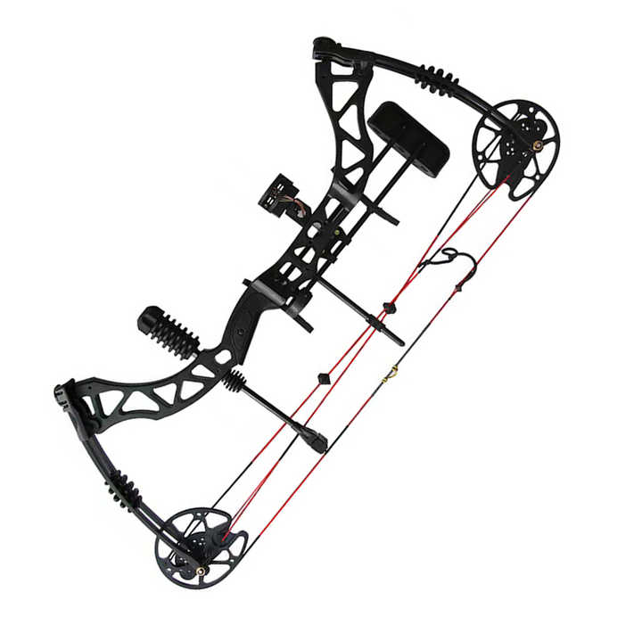 こんにちはトップ新しいデュアルコンパウンドボウ左手70ポンド 