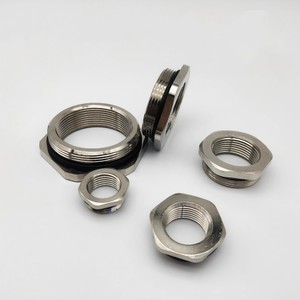 Thép không gỉ ỐNg Lót Reducer 1/2 "NPT Nam x 1/4" inch Nữ Brass Adapter ống phù hợp - Product Image 2