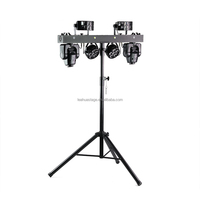 Barre de lumière portable LED Par Laser ILS FX Butterfly Strobe Wash avec DMX, support et sac de transport pour DJ, soirées et événements disco