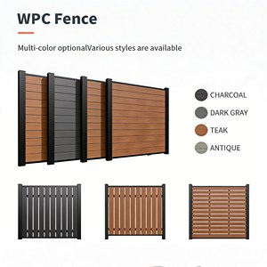 Recinzione per Esterni <span class=keywords><strong>in</strong></span> WPC Personalizzabile, Pannelli per Recinzione da <span class=keywords><strong>Giardino</strong></span> di 6 Piedi, Facilmente Assemblabili, Set di Pannelli a Traliccio per Piscina, Veranda, Parco, <span class=keywords><strong>Giardino</strong></span> - Product Image 5