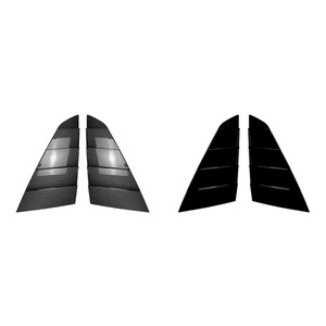Calcomanías Estilo Louver Trasero para Ford Mustang Mk7, Color Negro Piano, Textura de Fibra de Carbono, Adhesivos para Carrocería, Piezas de Modificación Exterior - Product Image 2