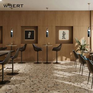 WBERT Mesa auxiliar de sala de estar nórdica moderna Mesa de madera redonda pequeña simple y elegante para mesa auxiliar de comedor - Product Image 5