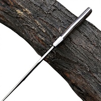 Couteau Bowie multifonctionnel de haute qualité, fabriqué en usine, en acier Damas avec manche en bois, durable, personnalisable, OEM, pour le bricolage