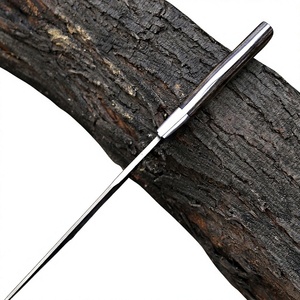 Fabrication en usine de couteaux Bowie en acier inoxydable avec manche en bois, de haute qualité, durables et personnalisables, à vendre - Product Image 5