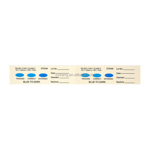 Bande indicatrice de changement de couleur chimique à la vapeur de classe <span class=keywords><strong>4</strong></span> jetable, carte indicatrice stérile pour utilisation en laboratoire pharmaceutique - Product Image 1
