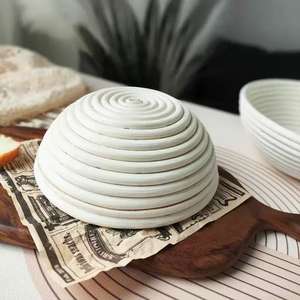 Rattan <b>Bread</b> Proofing <b>Basket</b> Natural Oval Rattan Wicker Dough Fermentation <b>Basket</b> Sourdough <b>Bread</b> <b>Baskets</b> Baking Tools - Product Image 2