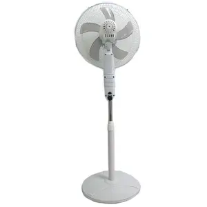 Black farbe kunststoff ac und dc 3 geschwindigkeit haushalt rohstoffe ersatzteile 16 zoll 35watt stand fan