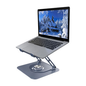 Aluminium Alloy Adjustable Height <b>Foldable</b> <b>Desk</b> Laptop and Notebook Computer Stand - Product Image 2
