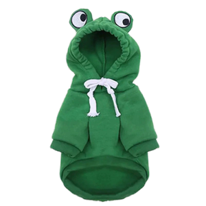 Hoodie Anjing Polos Polyester Custom Pabrik dengan Kantong, Grosir, Hangat untuk Musim Dingin, Sweater Hewan Peliharaan untuk Anjing Kecil dan Kucing - Chihuahua, French Bulldog - Product Image 1