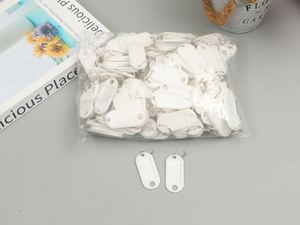 Étiquette de clé en plastique colorée personnalisable avec logo, pour bagages ou étiquette d'identification de chambre d'hôtel, porte-clés - Product Image 5
