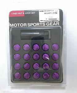 17hex L32 M12x1.5/m12x1.25 20 + 1 bộ tia Racing bánh xe <span class=keywords><strong>Nuts</strong></span> với bộ chuyển đổi - Product Image 3