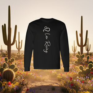 T-shirt à manches longues Leo Rising, style astrologique bohème, coupe unisexe - Product Image 3