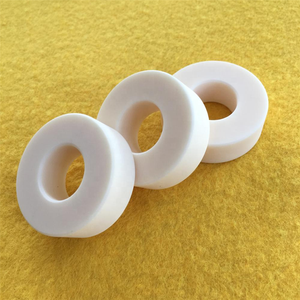 Anillo de Cerámica Macor de Baja Densidad, Tamaño Personalizado, Fácil de Procesar, Pieza de Cerámica de Vidrio Blanca Mecanizable con Orificio - Product Image 2