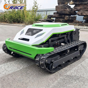 Бесплатная доставка! 100% беспроводная газонокосилка-робот на гусеничном ходу для сада, бензиновая газонокосилка-триммер - Product Image 3