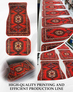 พรมปูพื้นรถยนต์ลายแฟชั่นพร้อมการพิมพ์ที่ทนทานต่อการซีดจางสำหรับตกแต่งภายในรถยนต์และเป็นของขวัญ - Product Image 4