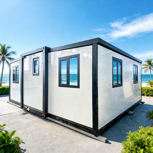 Maison conteneur extensible de luxe, pliable et portable, 78 m², 40 pieds, à un seul niveau, accessible aux personnes âgées, 1, 2, 3, 4 ou 5 chambres, étanche - Product Image 1