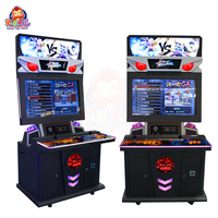 Machine de jeu vidéo d'arcade de combat avec écran pliable de 32 pouces, Street Fighter, en métal, avec 3188 jeux rétro
