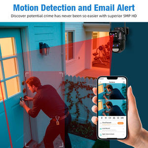 Caméra de sécurité WiFi KERUI 9MP à trois objectifs, zoom 8X, système NVR 8 canaux, surveillance PTZ, caméra extérieure, suivi de mouvement ICSEE - Product Image 4