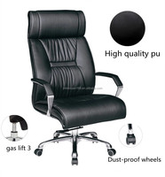 Chaise de direction pivotante de haute qualité incassable Noir/Jaune Design ergonomique Appui-tête réglable Moderne Prix bas Déstockage