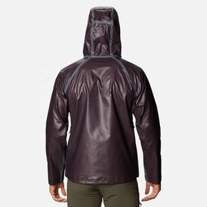 PIHA SPORTS Mens Quick Dry Waterproof 100% Polyester <b>Lightweight</b> Sports MTB Cycling Rain <b>Jacket</b> Hooded Collar <b>Summer</b> 2026 - Product Image 2